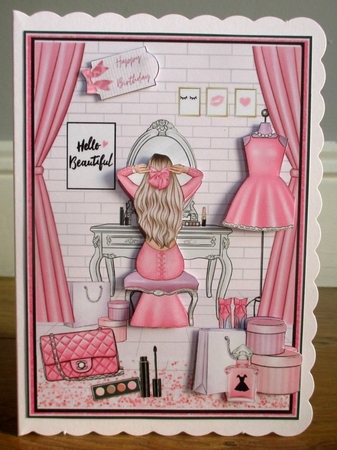 Hello Beautiful Mini Card Kit #1 by Johanna Lambert
