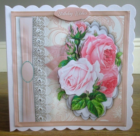 Beautiful Pink Roses by Johanna Lambert