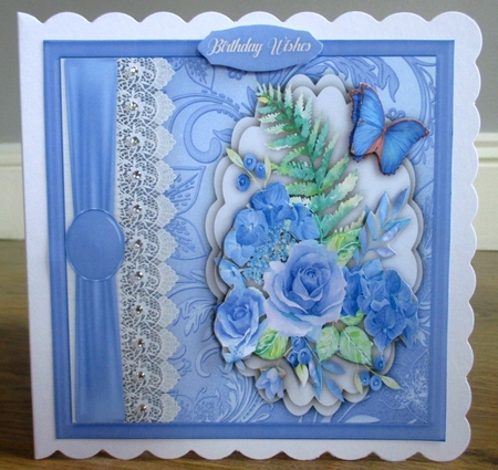 Beautiful Sapphire Roses by Johanna Lambert