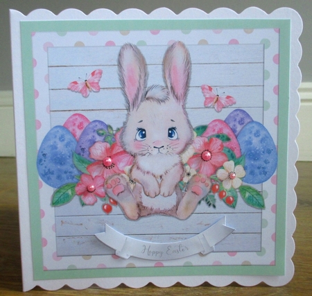 BUNNY EGGS quick card by Johanna Lambert