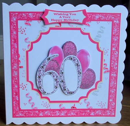 Happy 60th Birthday 2 - 7x7 Mini Kit by Johanna Lambert