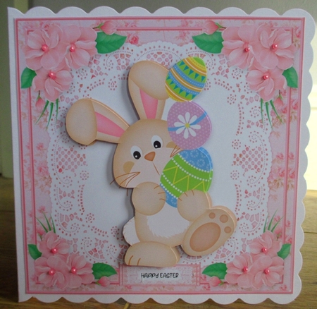 Cute Easter Bunny Topper by Johanna Lambert