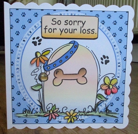 Special dog condolences boy by Johanna Lambert