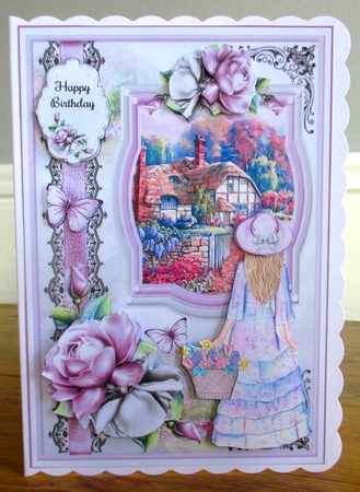 A Cottage View 03 Mini Page Kit  by Johanna Lambert
