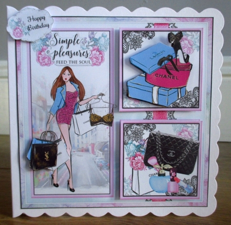 Shopping Fever Mini Page Kit  by Johanna Lambert