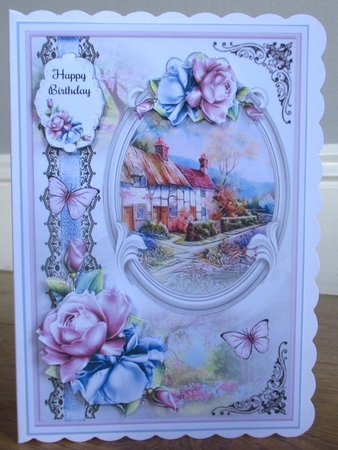Cottage View 04 Mini Page Kit  by Johanna Lambert