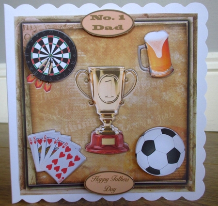 Its A Mans World Mini Card Kit #1 by Johanna Lambert