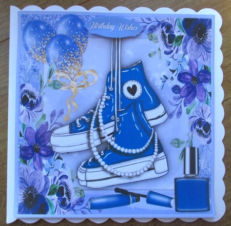 Beautiful Birthday Blue by Johanna Lambert
