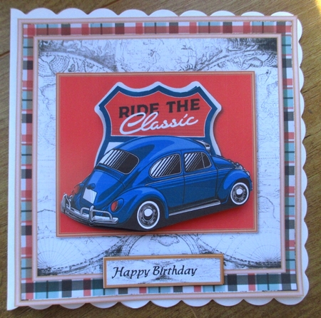 Classic VW  Male Card Mini Kit by Johanna Lambert