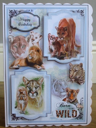 Born To Be Wild 02 Mini Page Kit by Johanna Lambert