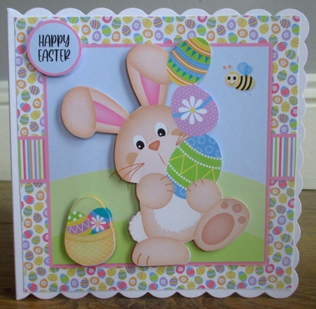 Cute Easter Bunny Topper (Card Three) by Johanna Lambert