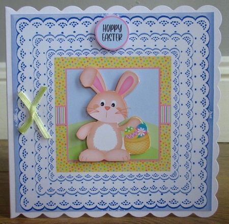 Cute Easter Bunny Topper (Card Five) by Johanna Lambert