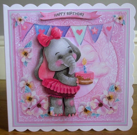 Elephants Birthday Numbers 1-5 BUNDLE by Johanna Lambert