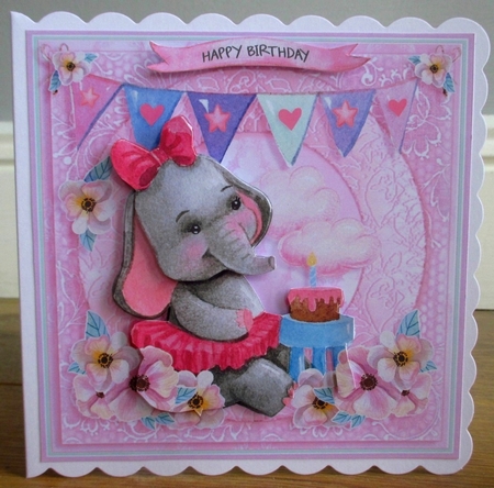 Elephants Birthday Numbers 1-5 BUNDLE by Johanna Lambert