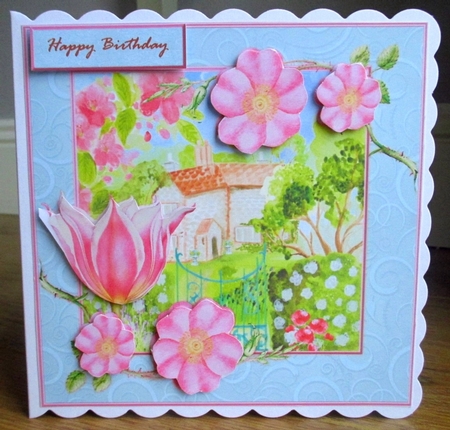 Country Cottages Kit 4 Quick Cards by Johanna Lambert