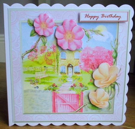 Country Cottages Kit 4 Quick Cards by Johanna Lambert