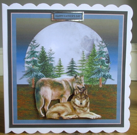 WOLVES QUICK CARD by Johanna Lambert
