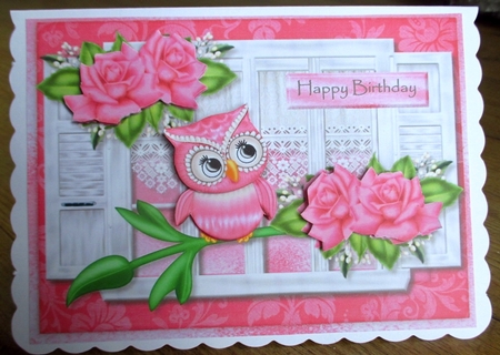 Cute Birthday Owl Mini Kit by Johanna Lambert