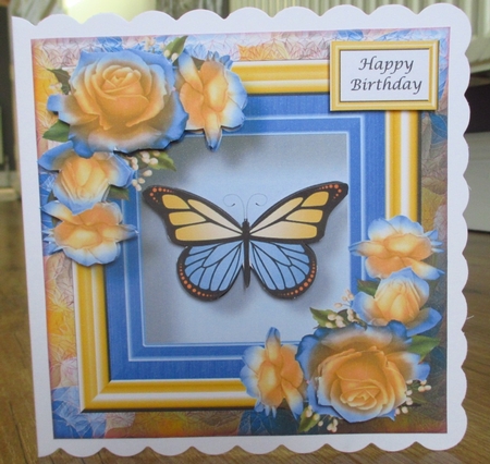 6x6 Art Nouveau Butterflies & Flowers Bumper Kit by Johanna Lambert