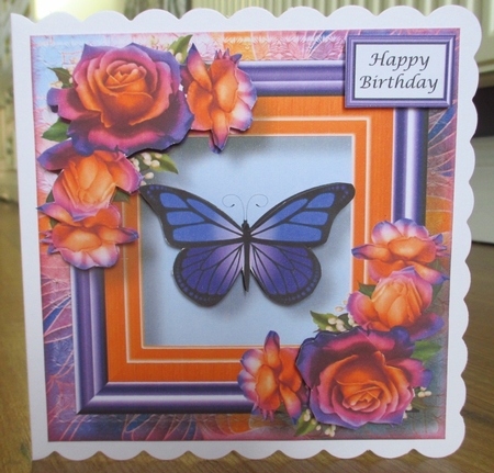 6x6 Art Nouveau Butterflies & Flowers Bumper Kit by Johanna Lambert