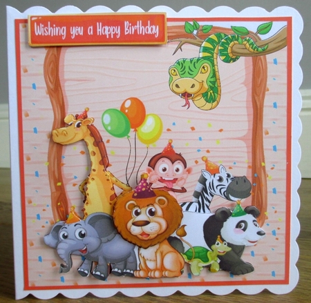 Zoo animals birthday wishes by Johanna Lambert