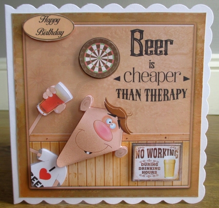 Its A Mans World Mini Card Kit #4 by Johanna Lambert