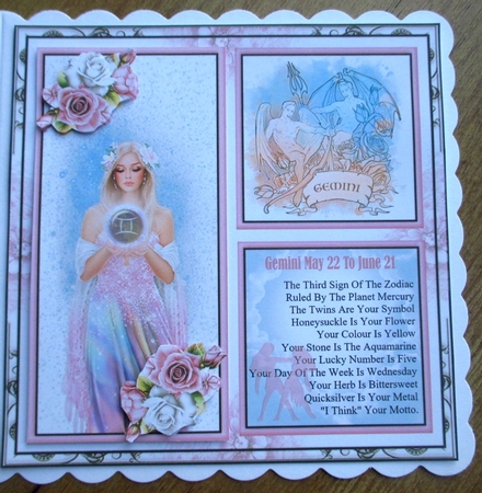 Fabulous Gemini- Zodiac Mini Page Kit   by Johanna Lambert