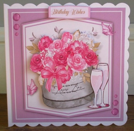Box of Lilac Roses by Johanna Lambert