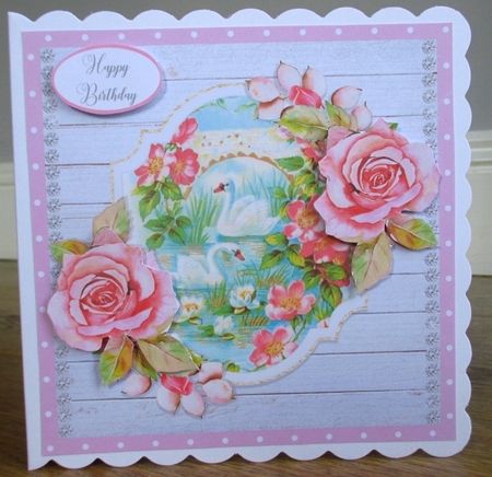 VINTAGE SWANS MINI KIT by Johanna Lambert