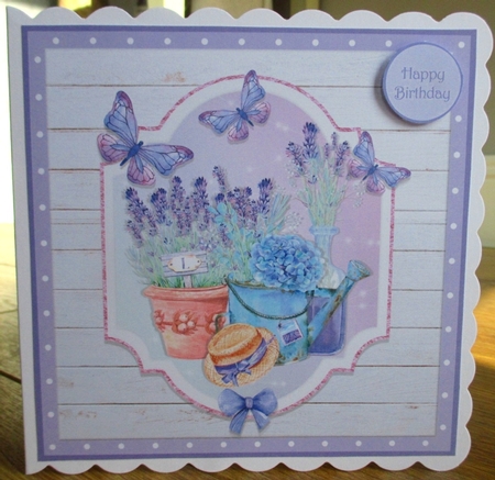 LOVELY LAVENDER quick card by Johanna Lambert