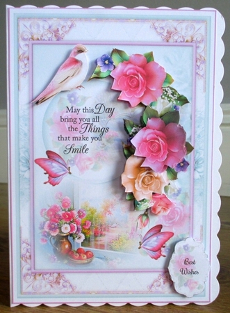Floral Fancy 07 Mini Page Kit by Johanna Lambert