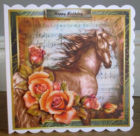 Bumperkit Male Cards Golden Roses by Johanna Lambert