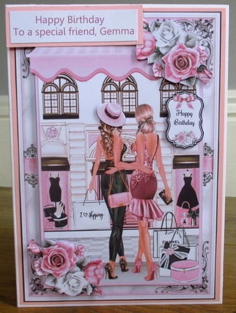 Shopping Divas 02 Mini Page Kit by Johanna Lambert