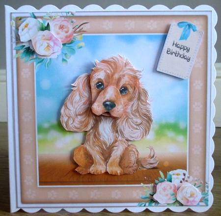 Little Spaniel mini kit by Johanna Lambert