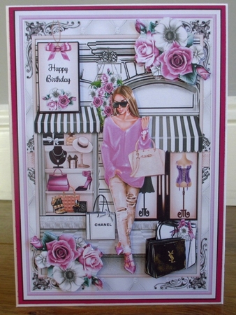 Girl About Town 04 Mini Page Kit by Johanna Lambert