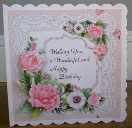 Happy Birthday Roses Mini Kit by Johanna Lambert
