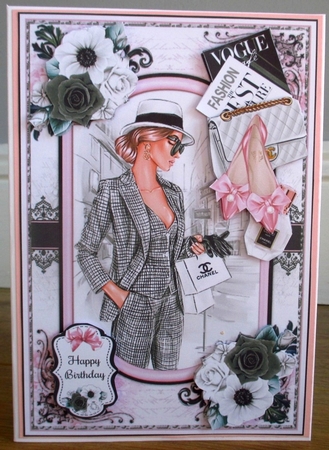 Glamour And Style 05 Mini Page Kit  by Johanna Lambert