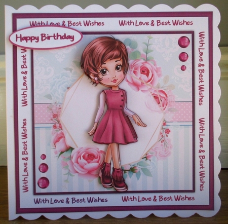 7x7 Mini Kit Adorable Annabelle by Johanna Lambert