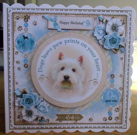 Dogs Leave Paw Prints On Your Heart 03 Mini Page Kit by Johanna Lambert