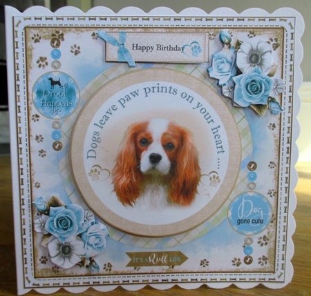 Dogs Leave Paw Prints On Your Heart 04 Mini Page Kit by Johanna Lambert