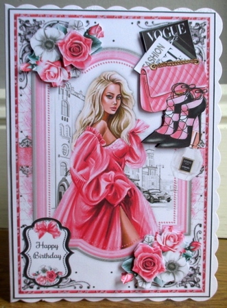 Pink Glam Bumper Mini Page Kits by Johanna Lambert