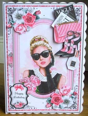 Pink Glam Bumper Mini Page Kits by Johanna Lambert