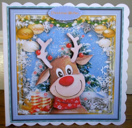 8x8 Mini Kit , Rudolfs Red Nose by Johanna Lambert
