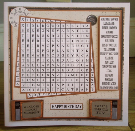 WORD SEARCH, TV PROGRAMMES 1960s by Johanna Lambert