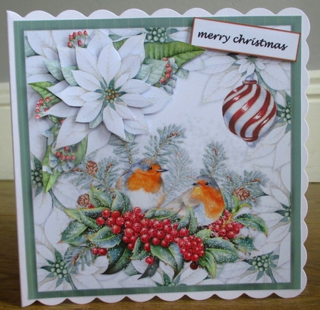 Christmas Robins Mini Kit by Johanna Lambert
