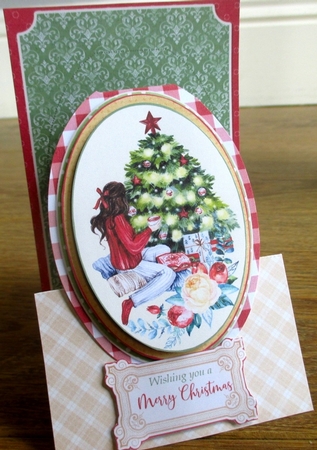 Cosy Christmas 1 - Upright Z-fold Card Mini Kit by Johanna Lambert