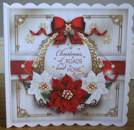 Bumper Kit Christmas Poinsettias with Verse by Johanna Lambert