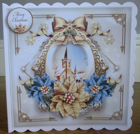 Bumper Kit Christmas Poinsettias with Verse by Johanna Lambert