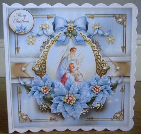 Bumper Kit Christmas Poinsettias with Verse by Johanna Lambert