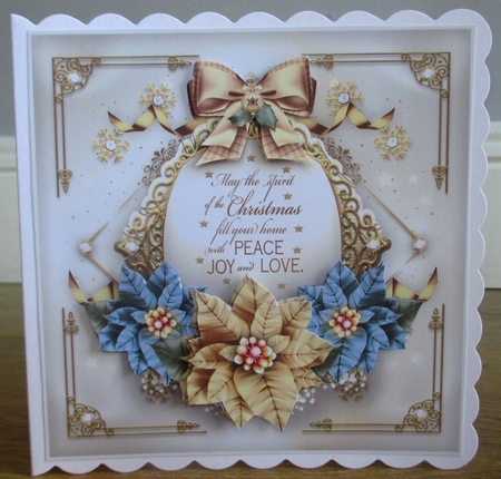 Bumper Kit Christmas Poinsettias with Verse by Johanna Lambert